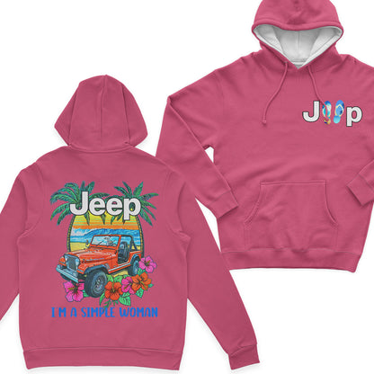 Jeep Beach I'm A Simple Woman Hoodie T-Shirt