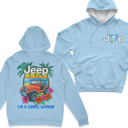 Jeep Beach I'm A Simple Woman Hoodie T-Shirt