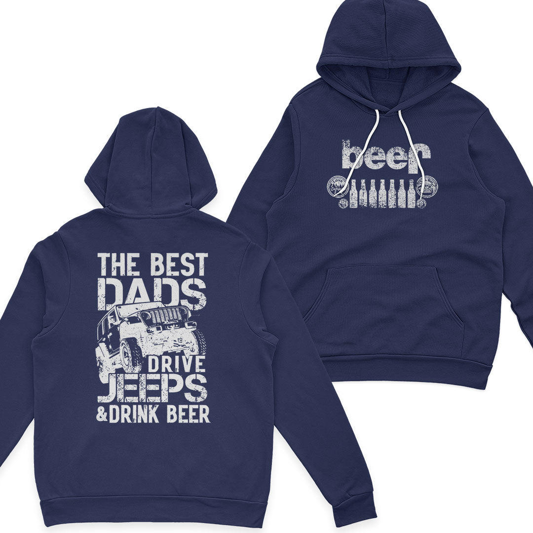 Jeep The Best Dad Beer Father's Day Gift T-Shirt Hoodie