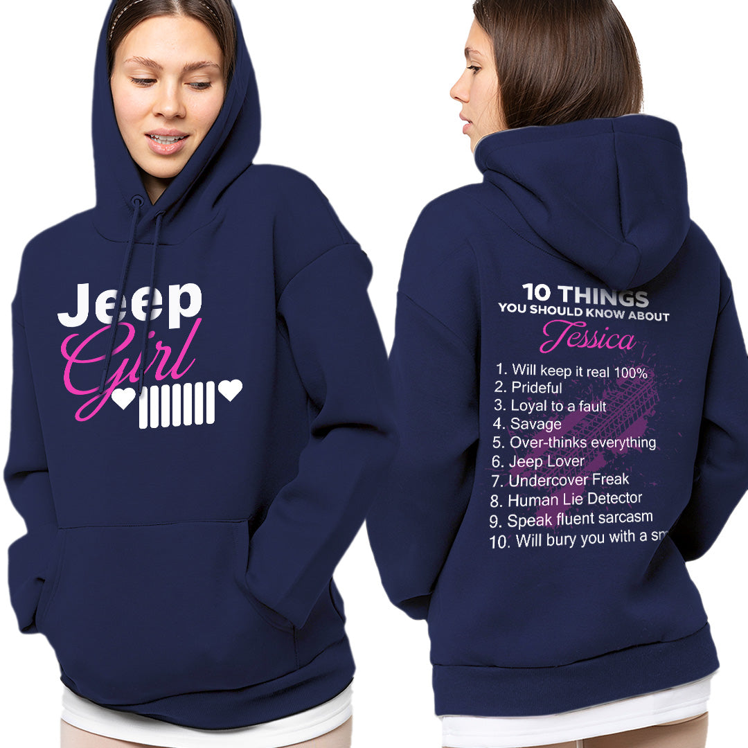 Personalized Jeep Girl Lover T-Shirt