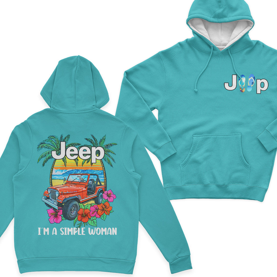 Jeep Beach I'm A Simple Woman Hoodie T-Shirt