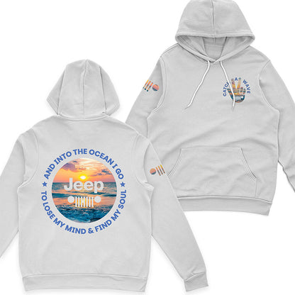 Jeep And Into The Ocean I Go T-Shirt Hoodie