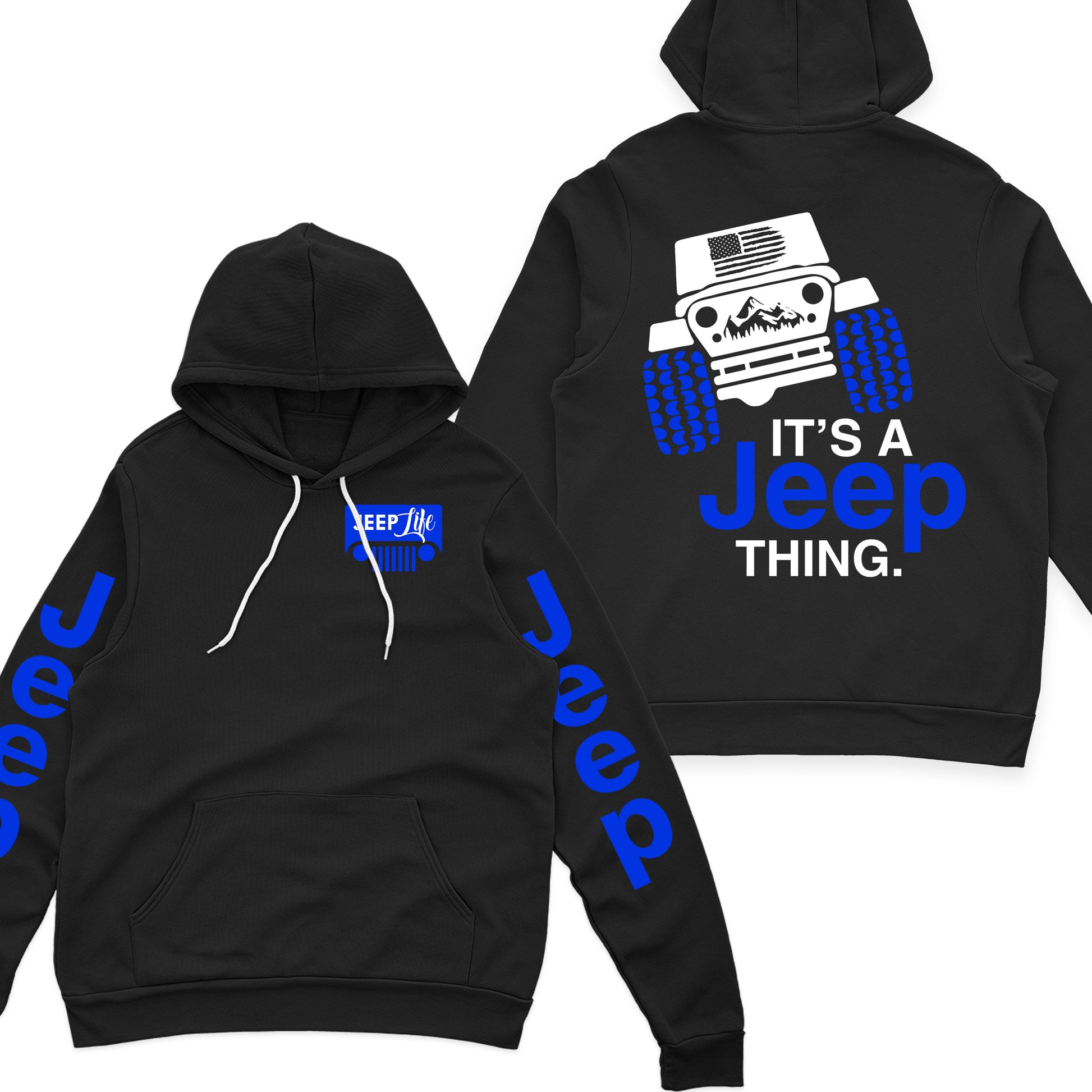 Multicolor It's A Jeep Thing Fleece Zip Hoodie Supler Store