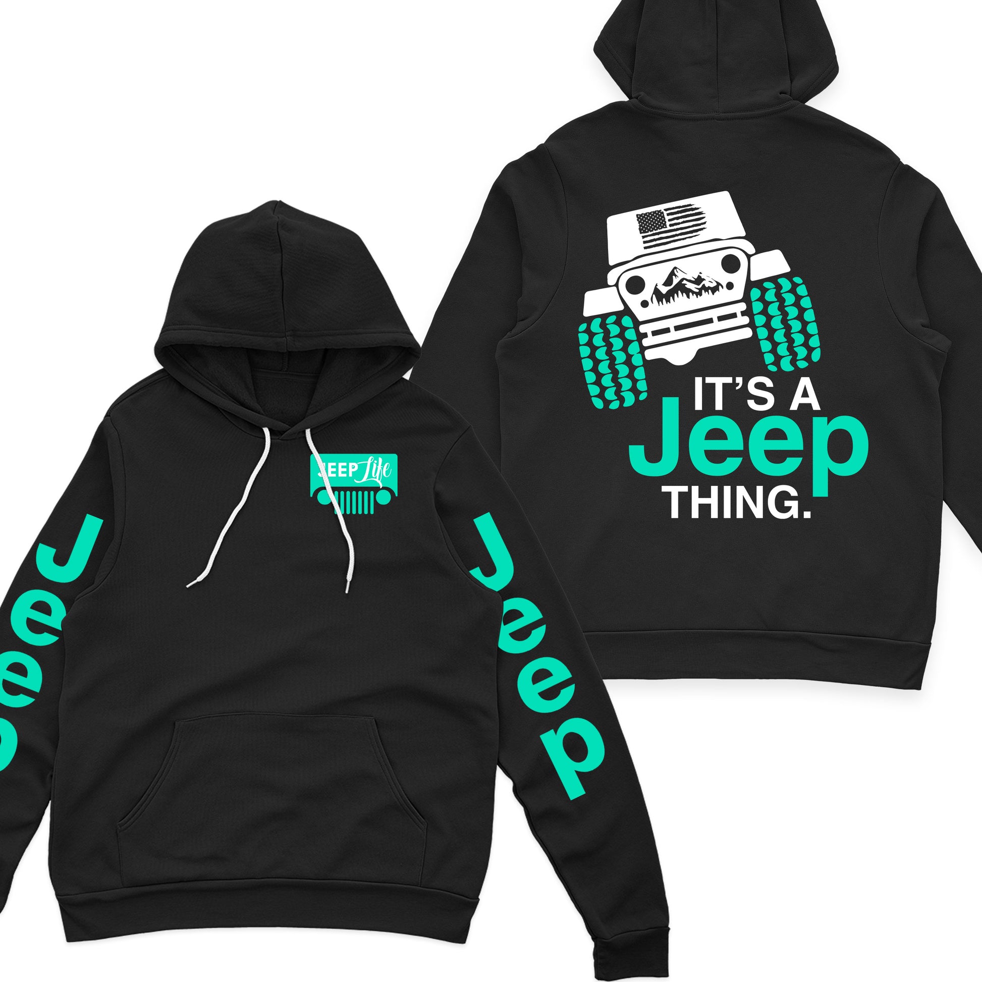 Multicolor It's A Jeep Thing Fleece Zip Hoodie Supler Store