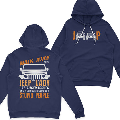 Jeep Lady Has Anger Issues Funny T-Shirt Hoodie Supler Store