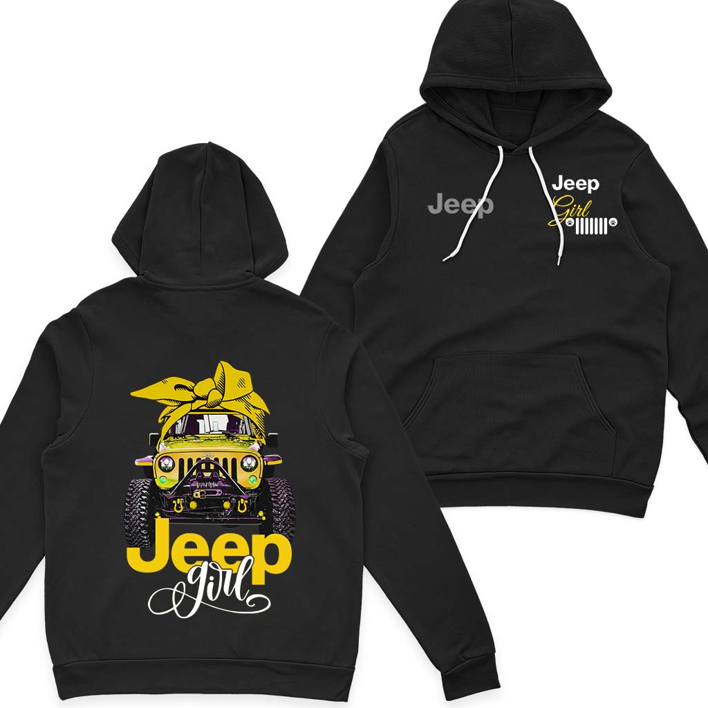 Multicolor Jeep Girl Quarter Zip Hoodie Supler Store