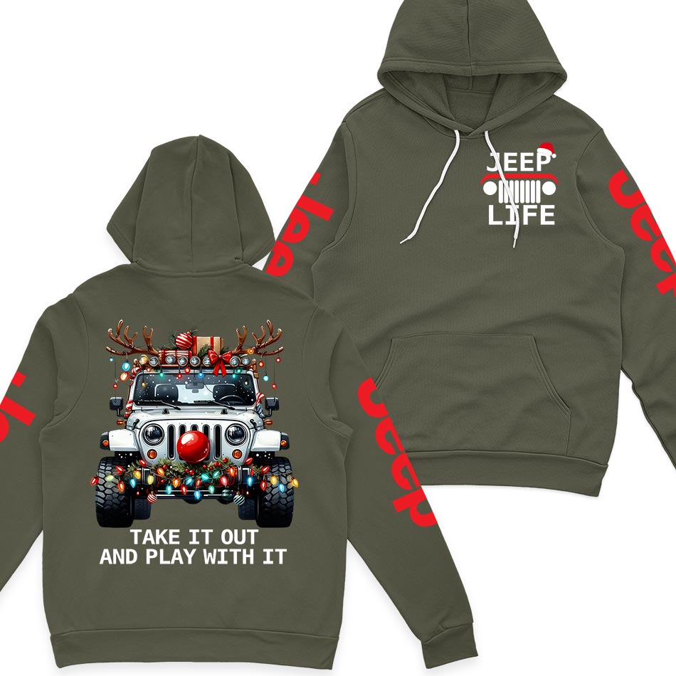 Jeep Life Merry Christmas Hoodie Supler Store