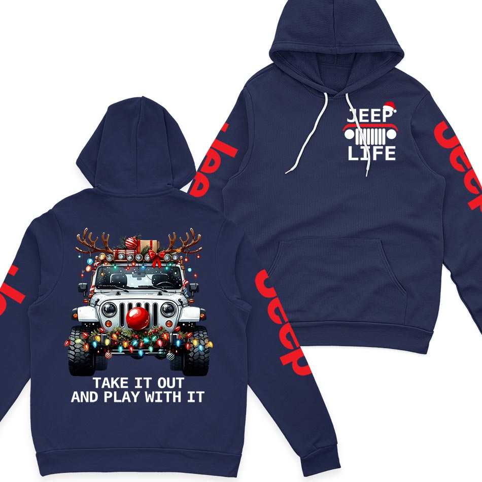 Jeep Life Merry Christmas Hoodie Supler Store