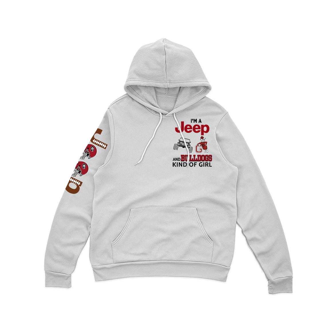 Georgia Bulldogs Football Jp Kinda Girl Quarter Zip Sweater Supler Store