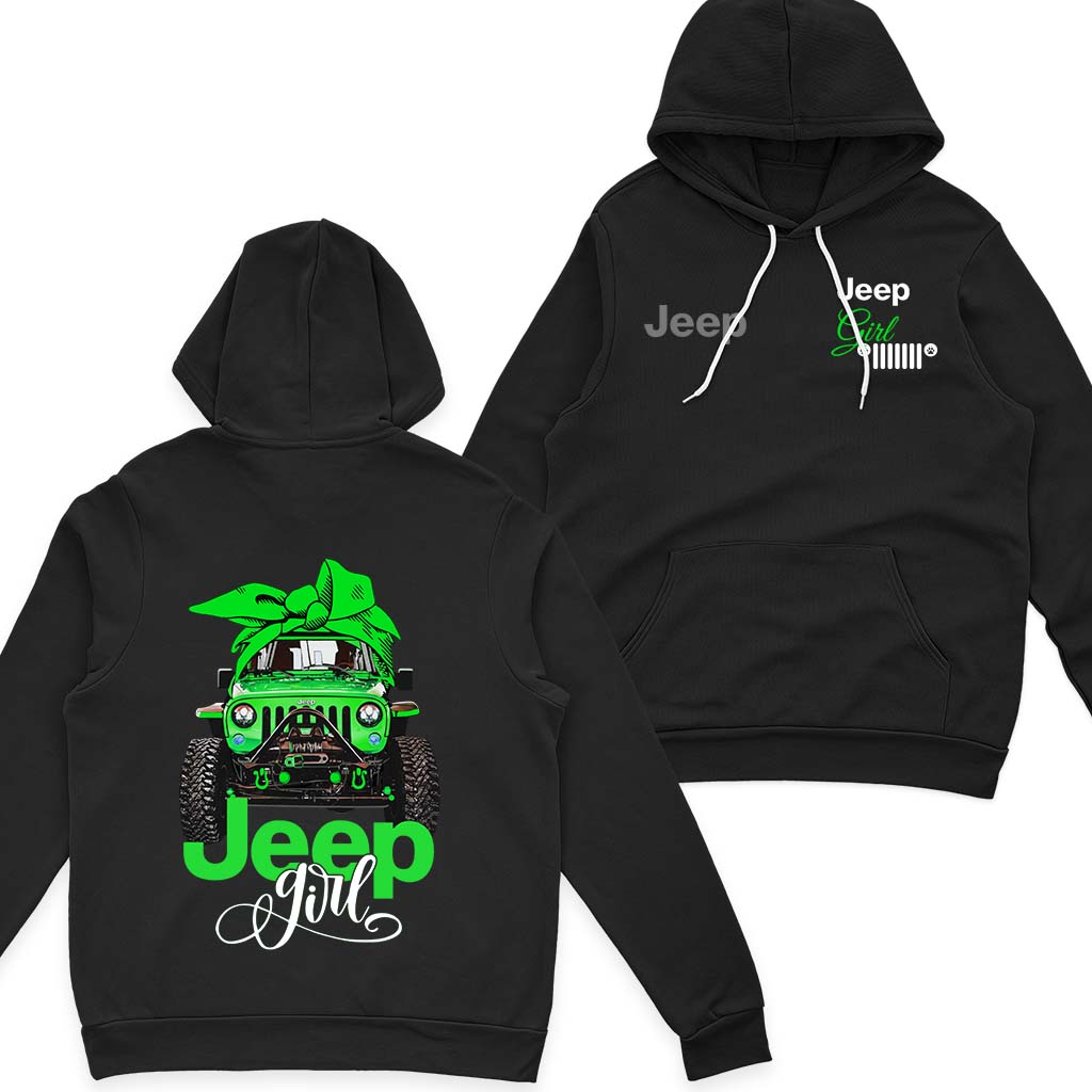 Multicolor Jeep Girl Quarter Zip Hoodie Supler Store