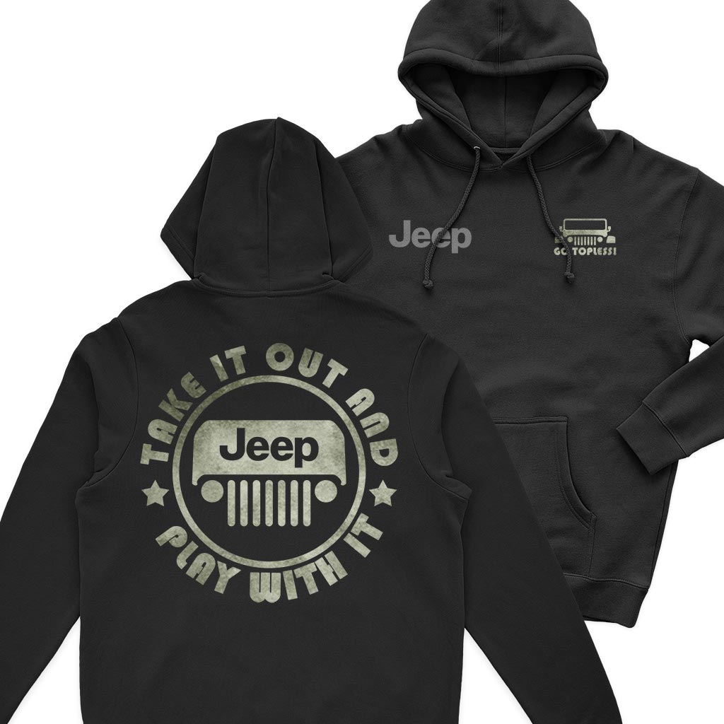 Jeep Go Topless And Play With It Fleece Zip Hoodie Supler Store