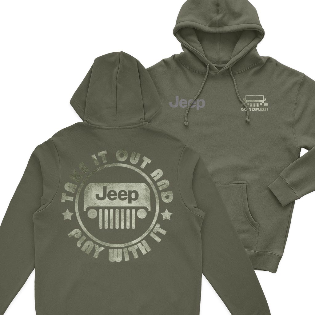 Jeep Go Topless And Play With It Fleece Zip Hoodie Supler Store