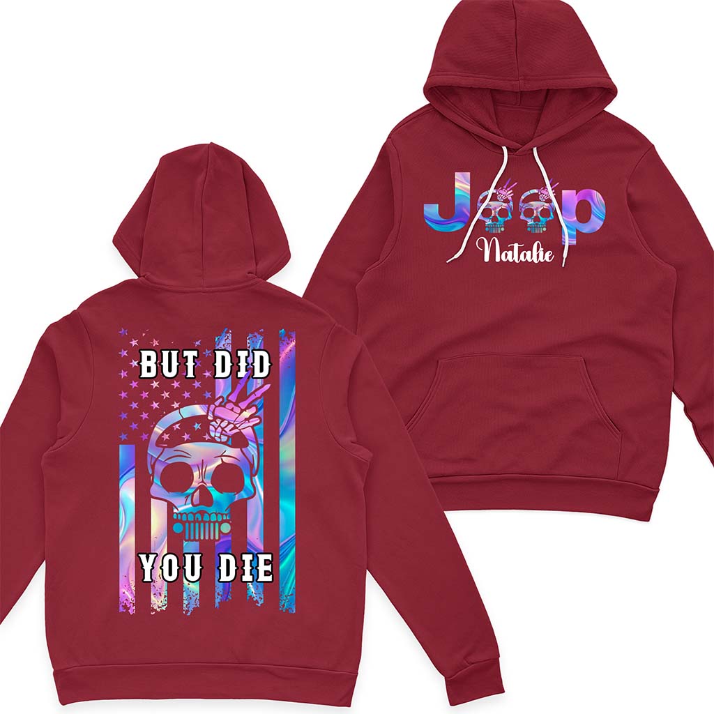 Personalized Jeep But Did You Die Quarter Zip Hoodie Supler Store