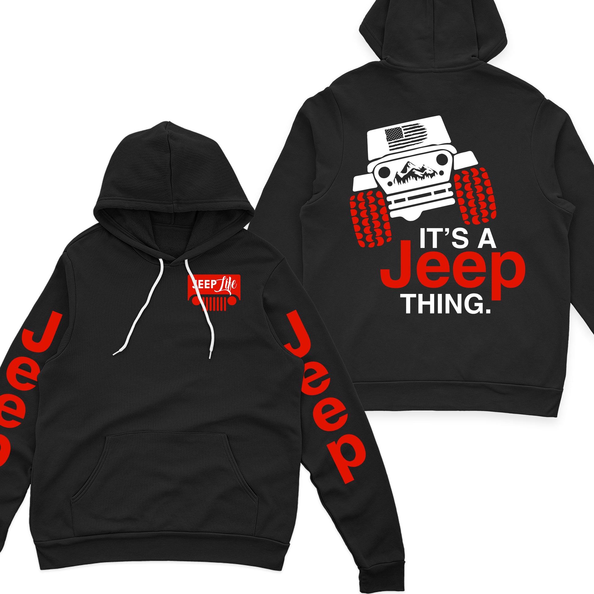 Multicolor It's A Jeep Thing Fleece Zip Hoodie Supler Store