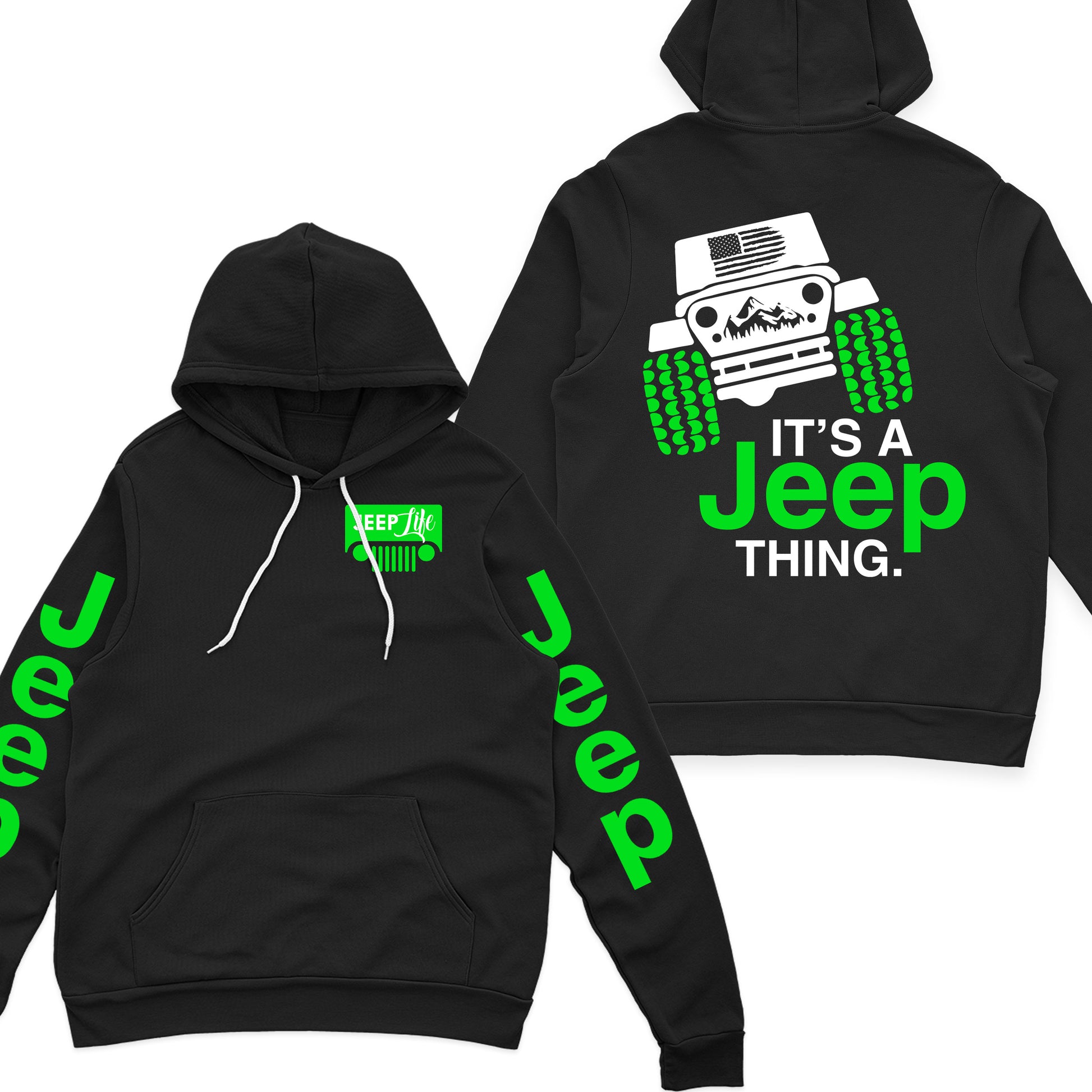 Multicolor It's A Jeep Thing Fleece Zip Hoodie Supler Store