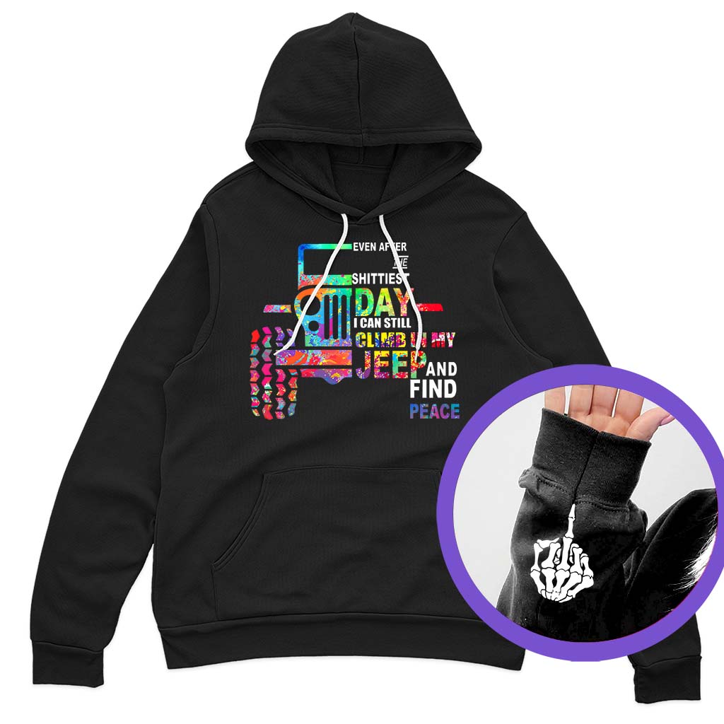 Jeep Find Peace Funny Hand T-Shirt Hoodie Supler Store