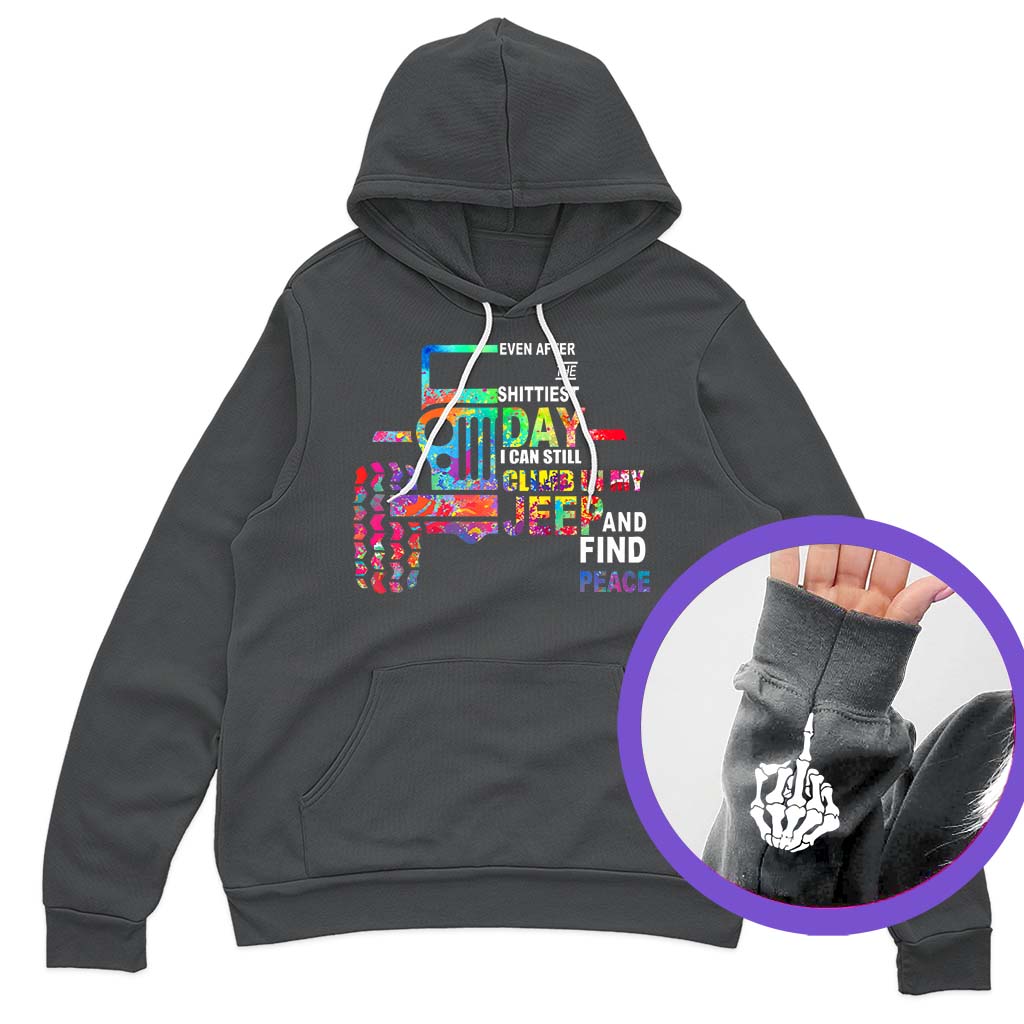 Jeep Find Peace Funny Hand T-Shirt Hoodie Supler Store