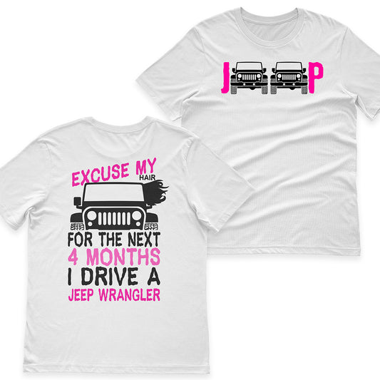 Jeep Hair Girl I Drive A Jeep Wrangler T-Shirt Hoodie