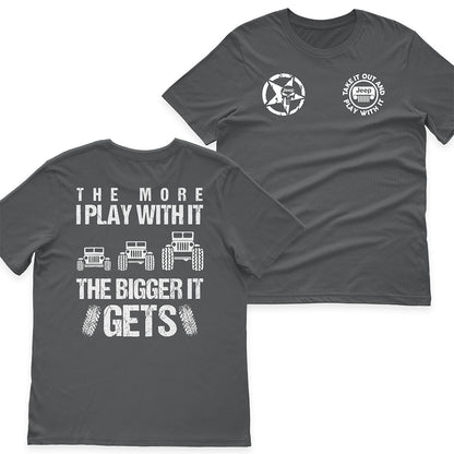 Jeep The More I Play With It The Bigger It Gets Men's T-Shirt Hoodie