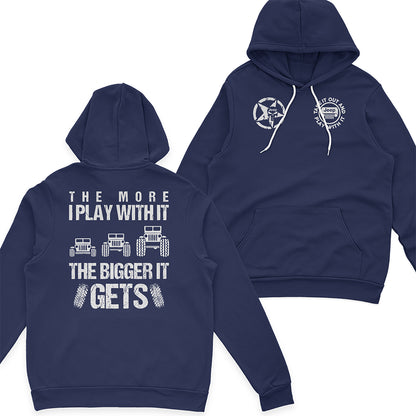 Jeep The More I Play With It The Bigger It Gets Men's T-Shirt Hoodie