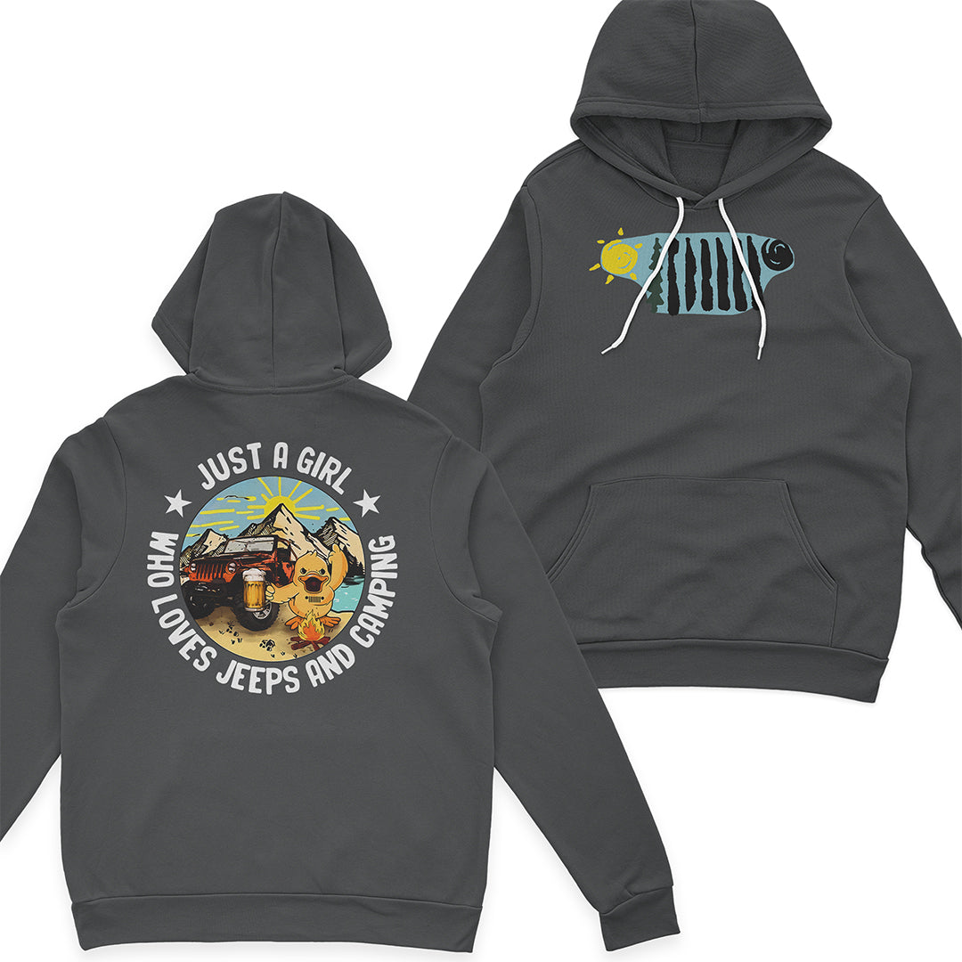 Just A Girl Who Loves Jeeps And Camping T-Shirt Hoodie Supler Store