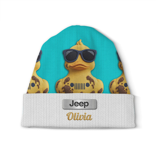 Personalized Duck Duck Jeep Muddy Beanie Hat
