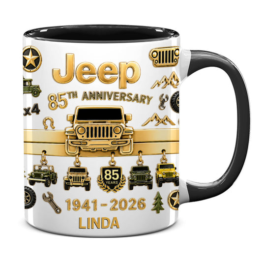 Jeep 85th Anniversary Personalized Accent Mug