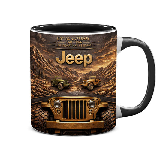 Jeep 85th Anniversary Coffee Accent Mug
