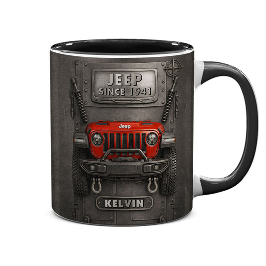 Personalized Jeep Since 1941 Coffee Accent Mug