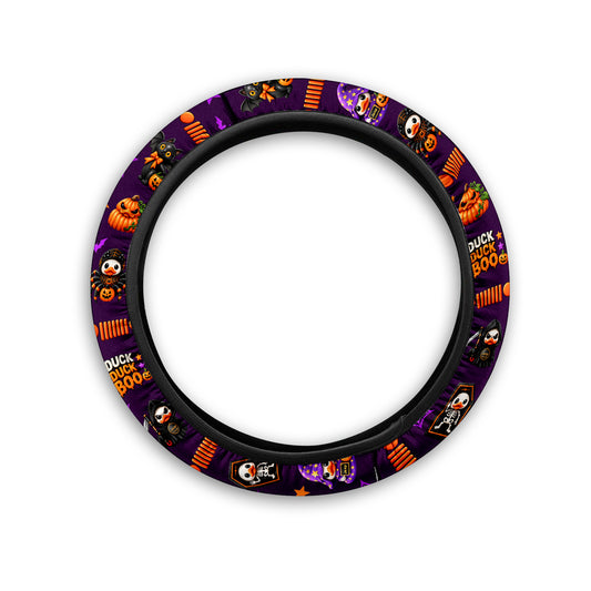Halloween Jeep Duck Duck Boo Steering Wheel Cover