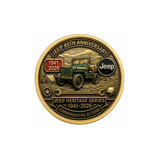 Jeep 85th Anniversary 1941-2026 Challenge Coin