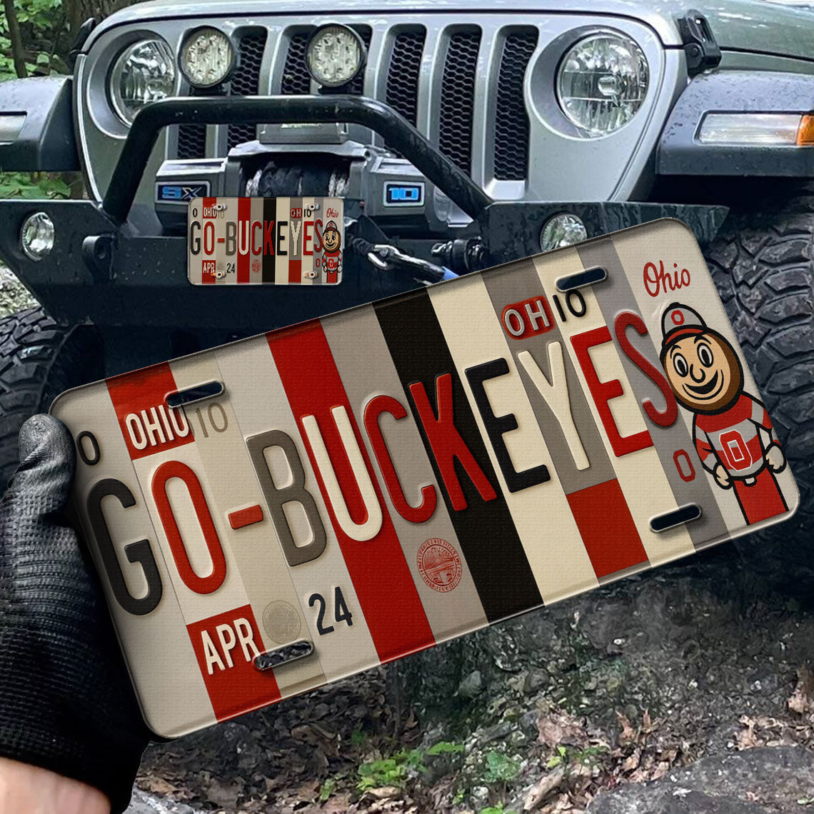 Ohio State Buckeyes Vanity License Plate