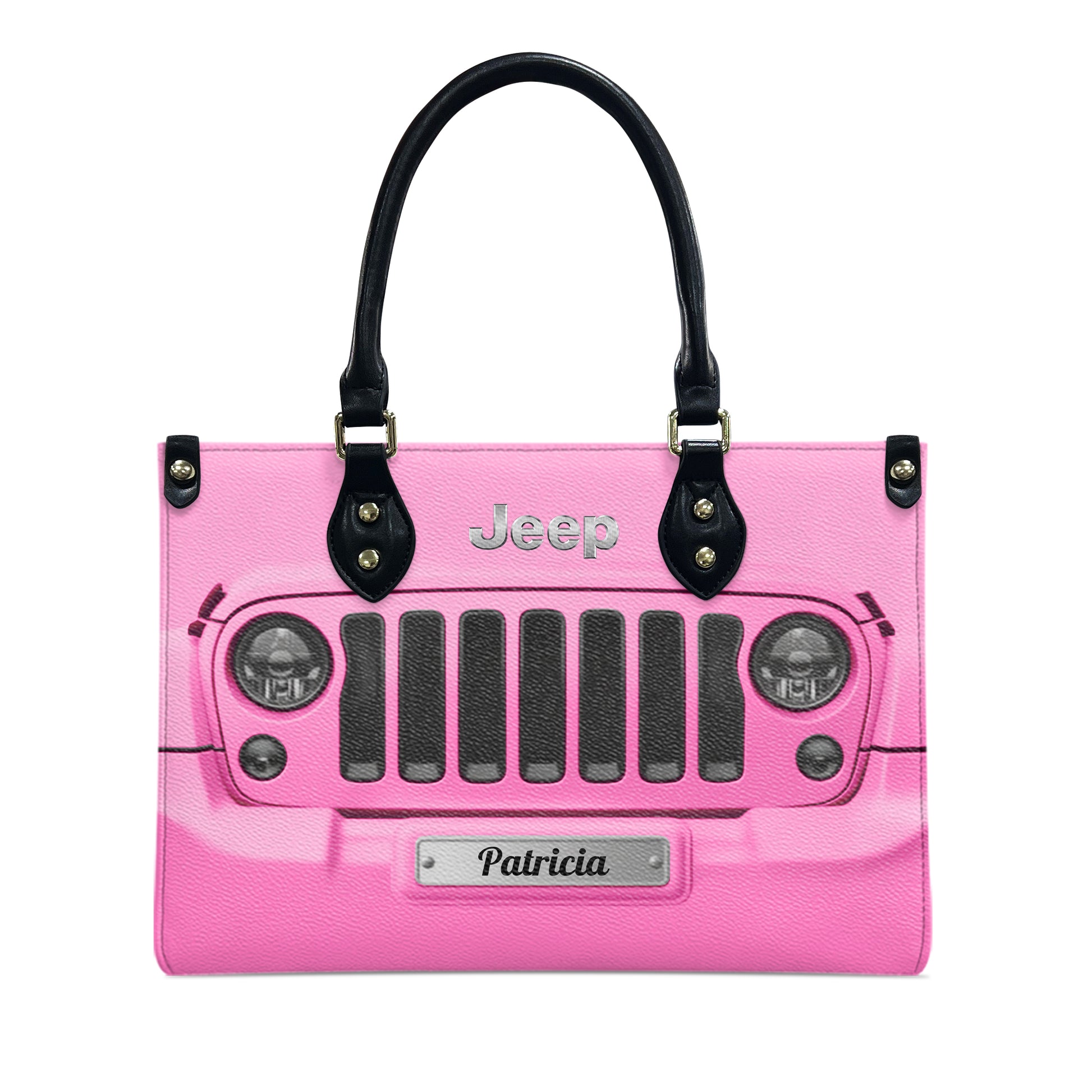 Personalized Jeep Grille Leather Handbag Supler Store