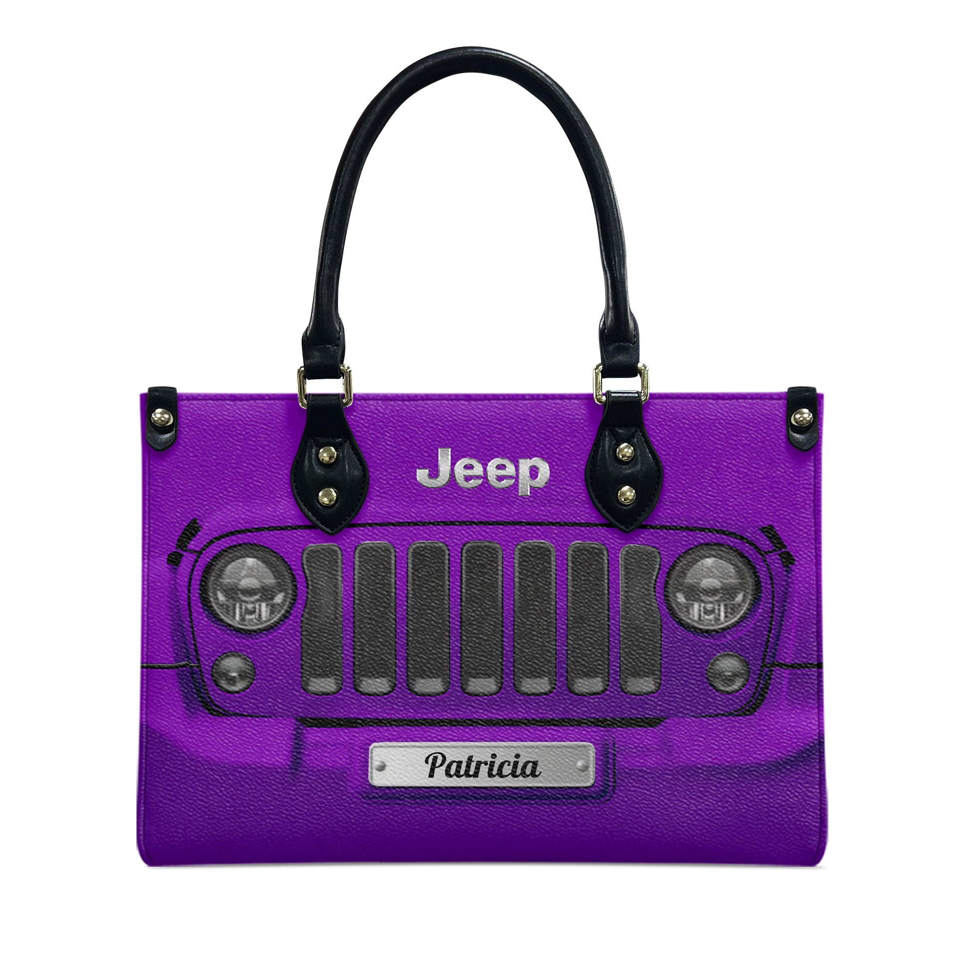 Personalized Jeep Grille Leather Handbag Supler Store