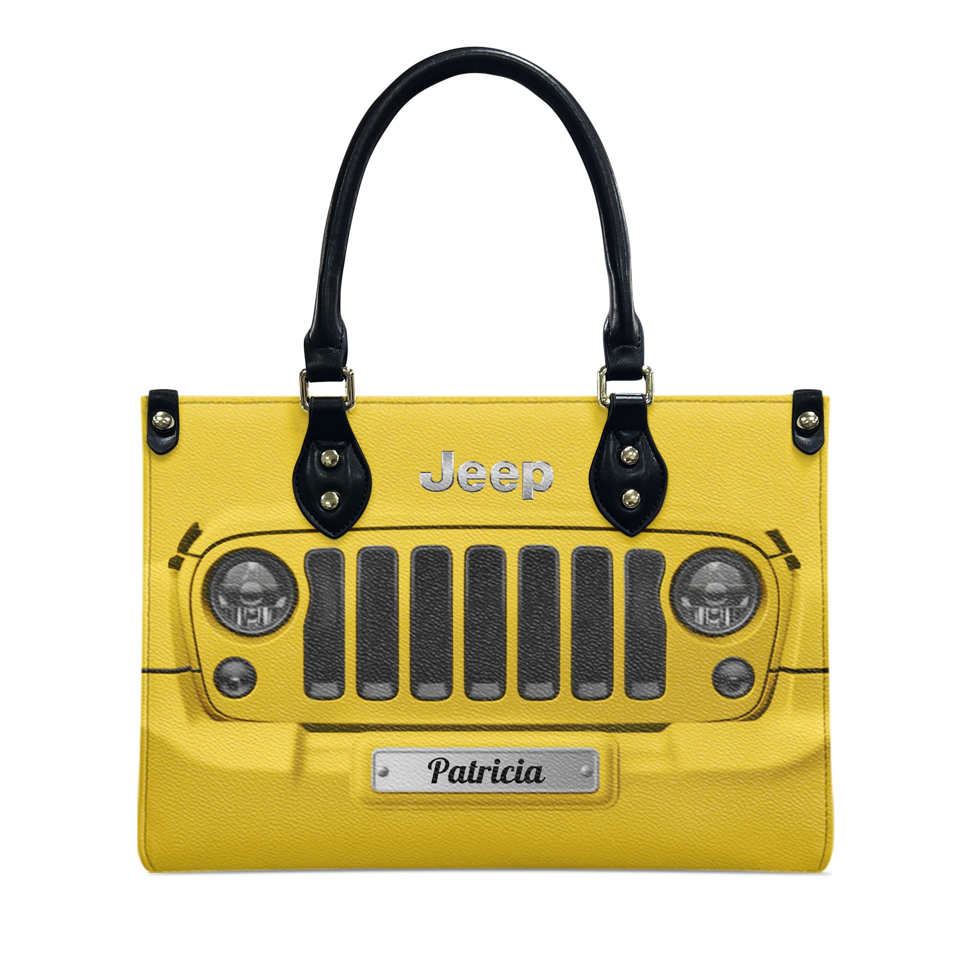 Personalized Jeep Grille Leather Handbag Supler Store