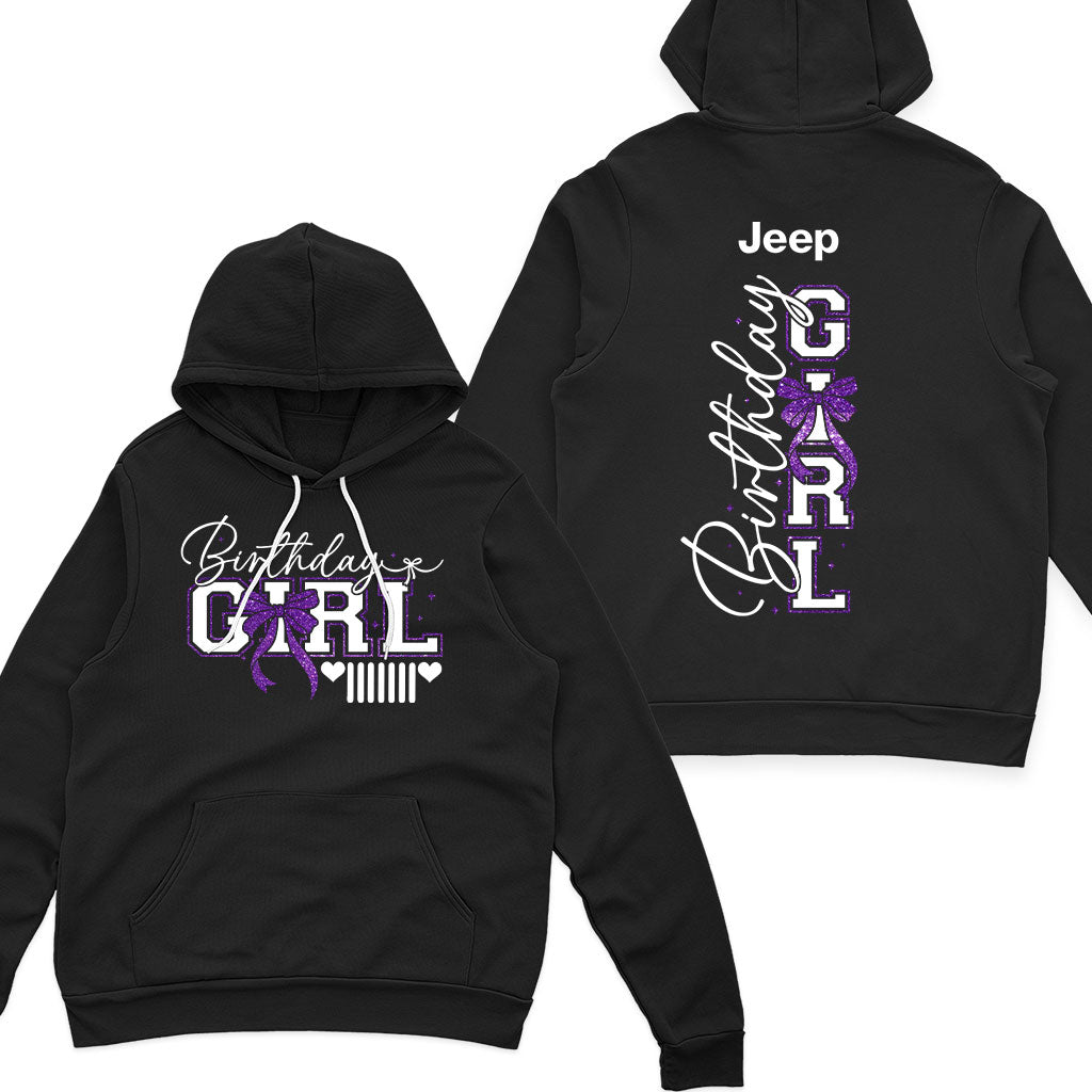 Jeep Birthday Girl Bow Hoodie Supler Store