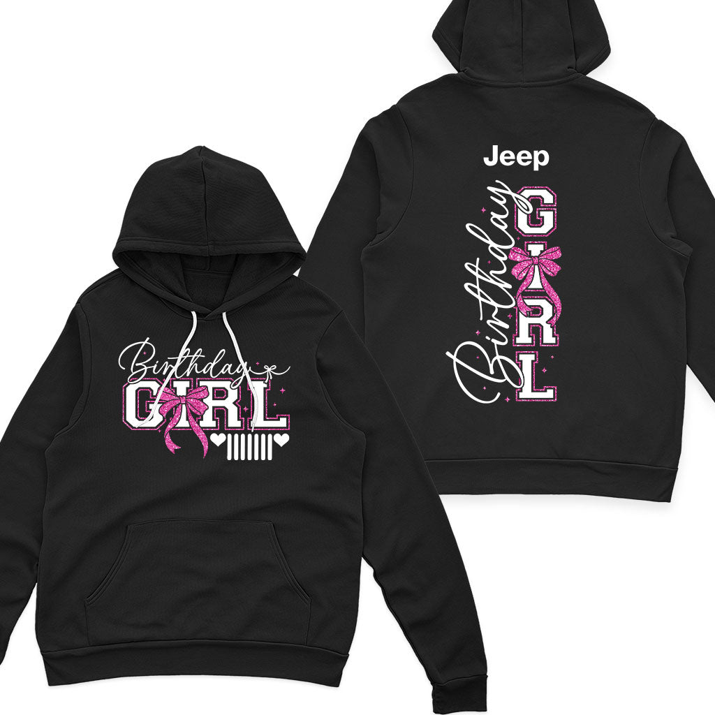 Jeep Birthday Girl Bow Hoodie Supler Store