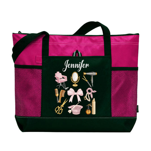 Personalized Hair Stylist Tote Bag