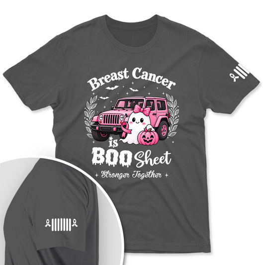 Breast Cancer Awareness Jeep Boo Sheet Shirt