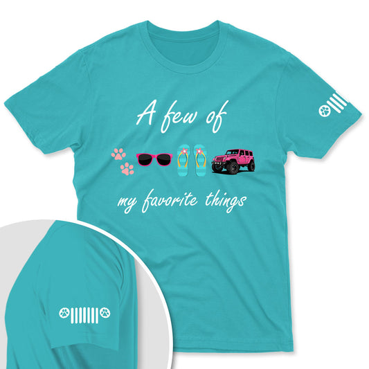 Jeep Beach Dog My Favorite Things Shirt