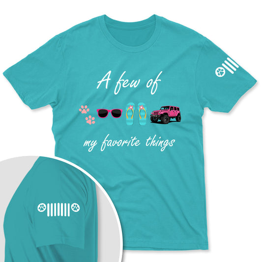 Jeep Beach Dog My Favorite Things Shirt