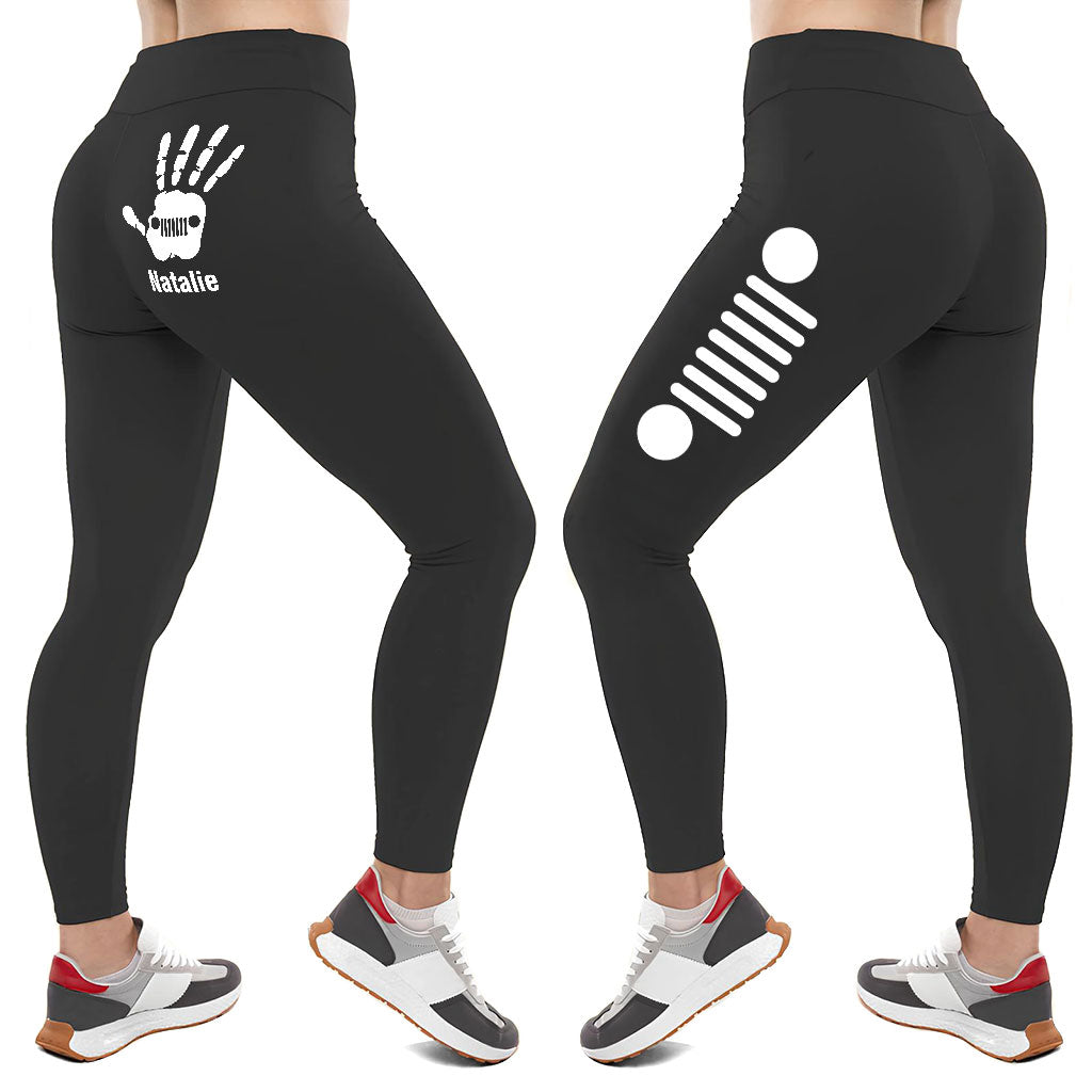 Personalized Jeep Hand Leggings Supler Store