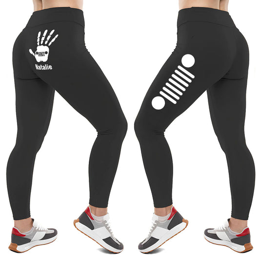 Personalized Jeep Hand Leggings Supler Store