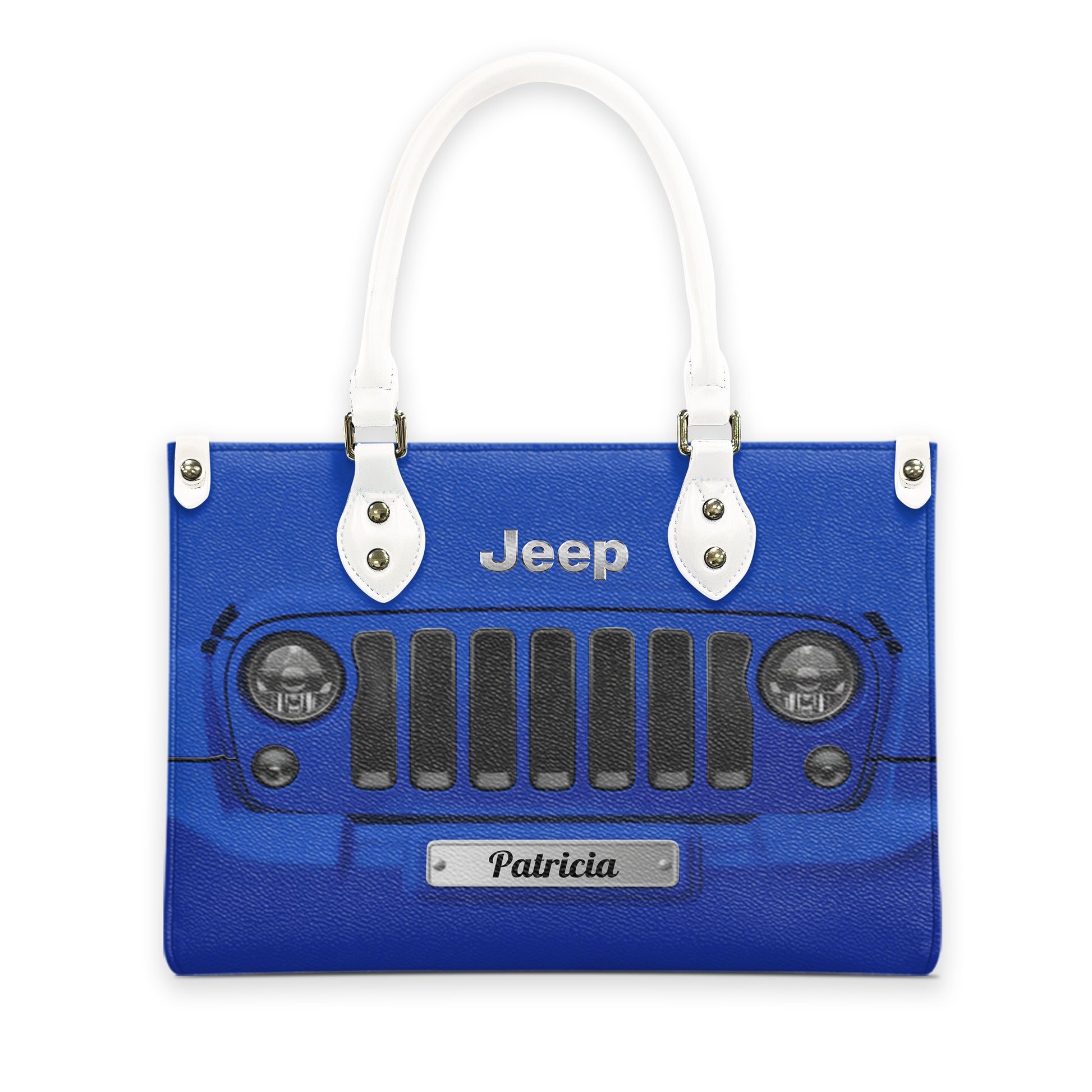 Personalized Jeep Grille Leather Handbag Supler Store