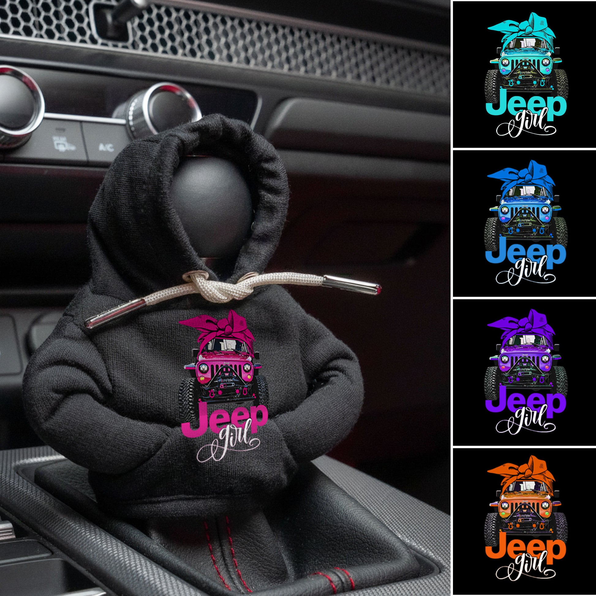Jeep Girl Shift Knob Hoodie Supler Store