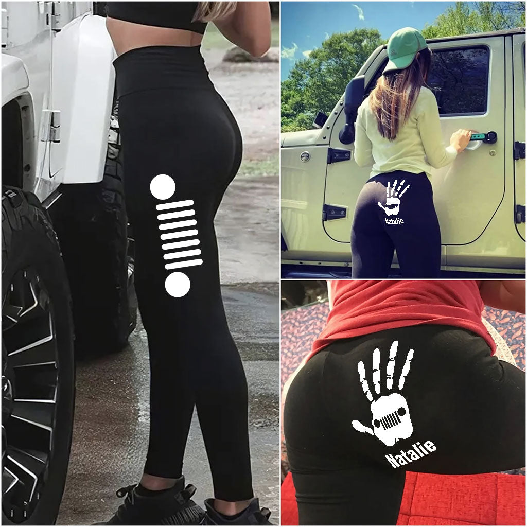 Personalized Jeep Hand Leggings Supler Store