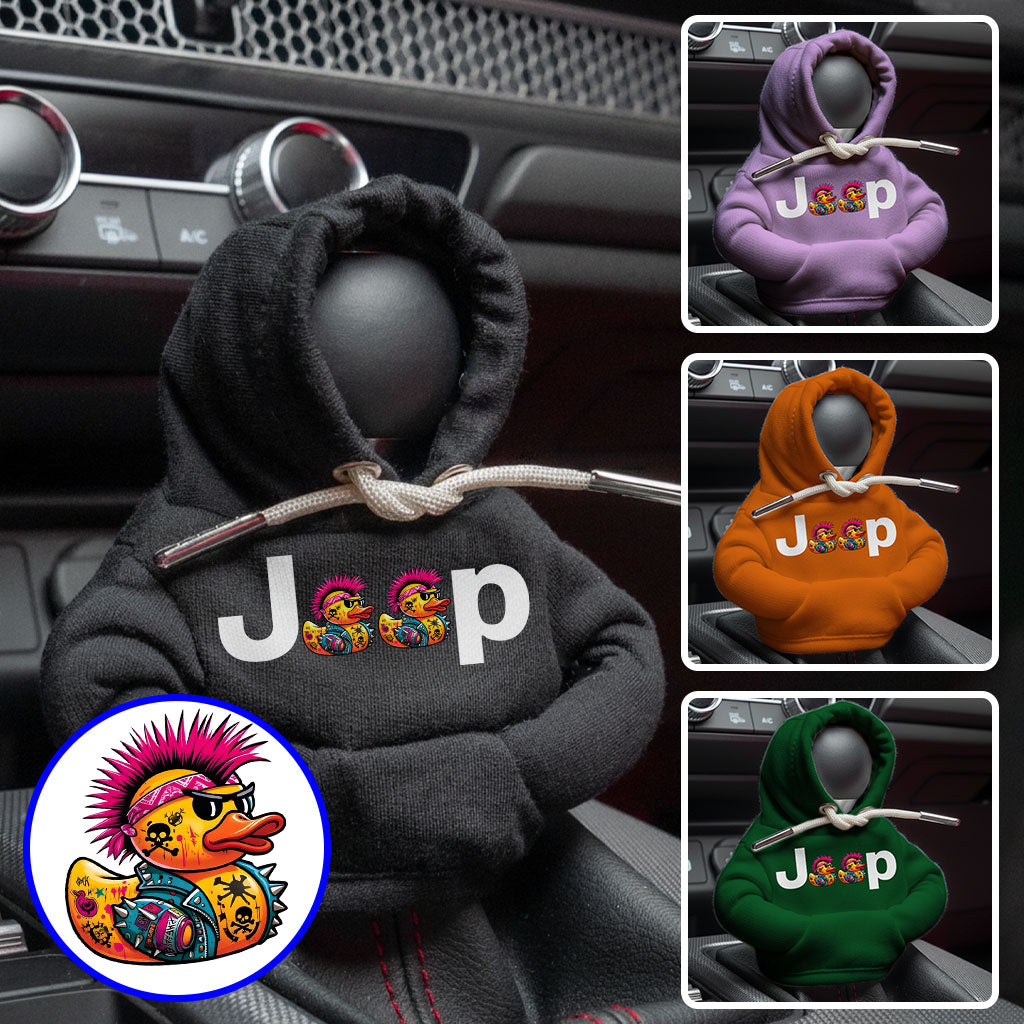 Jeep Punk Duck Shift Knob Hoodie Supler Store
