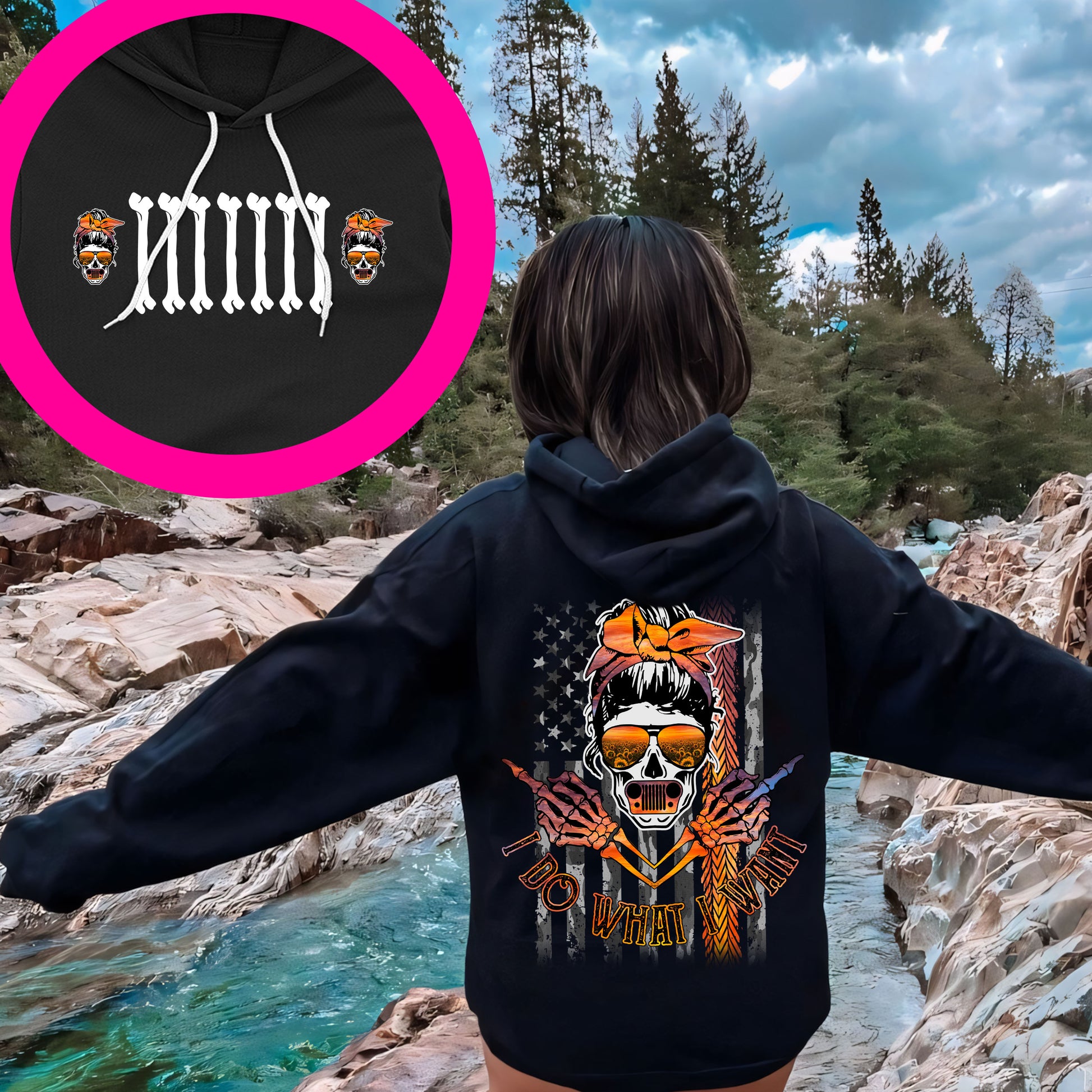 Jeep Skull I Do What I Want T-Shirt Hoodie Supler Store