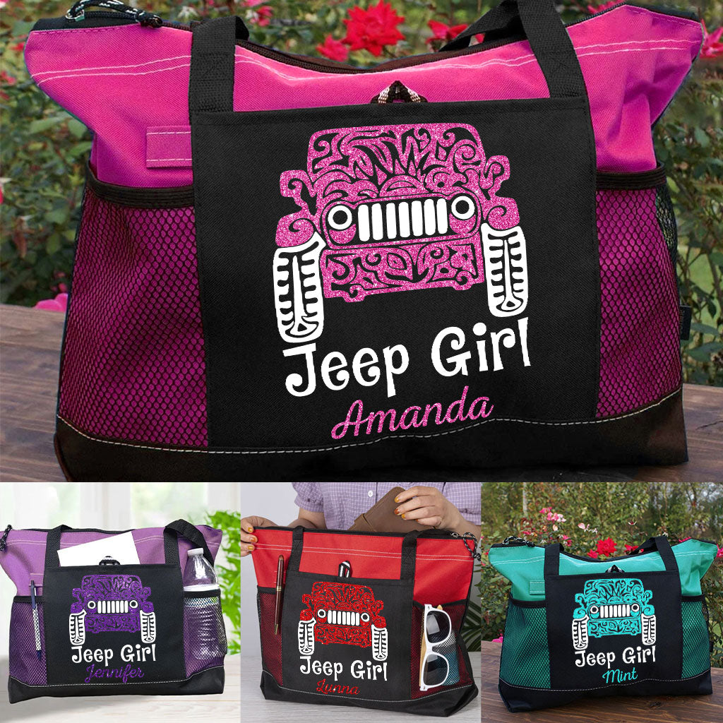 Personalized Jeep Girl Tattoo Tote Bag Supler Store