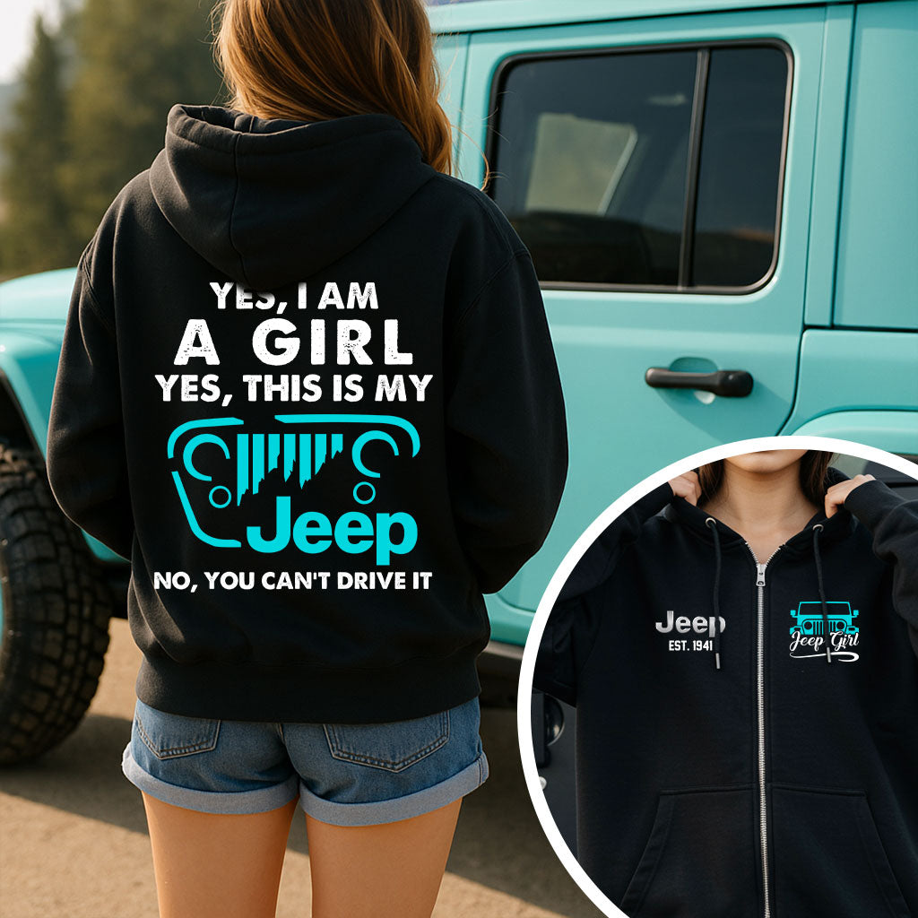 Yes This Is My Jeep You Can't Drive It Zip Hoodie Supler Store